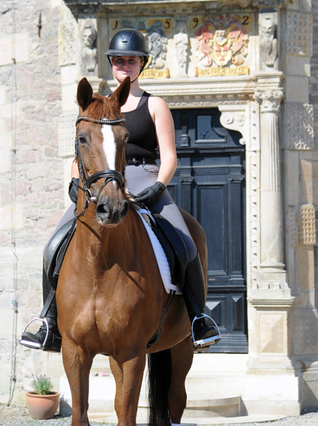 Tom Taylor u. Georgia und Elea und unsere Pr�mien- u. Staatspr�mienstute Kavalou v. Shavalou - Trakehner Gest�t H�melschenburg - Foto: Langels