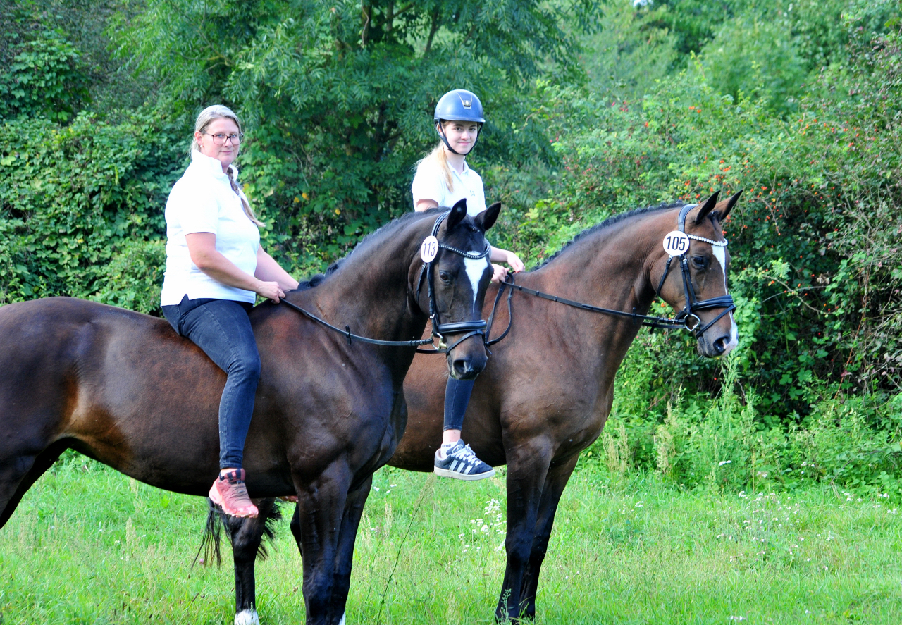 Glorya Gaynor und Tacyra Trakehner Bundesstutenschau Kranichstein 2025 - Foto: Beate Langels - Trakehner Gestüt Hämelschenburg
