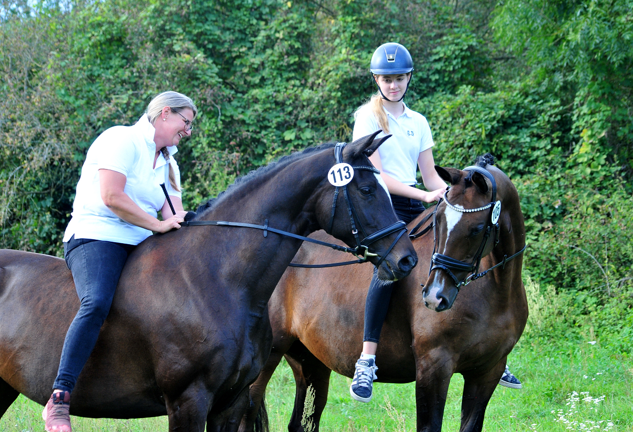 Glorya Gaynor und Tacyra Trakehner Bundesstutenschau Kranichstein 2025 - Foto: Beate Langels - Trakehner Gestüt Hämelschenburg