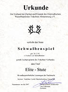 Elitestute Schwalbenspiel v. Exclusiv u.d. Pr.St. Schwalbenlust v. Enrico Caruso